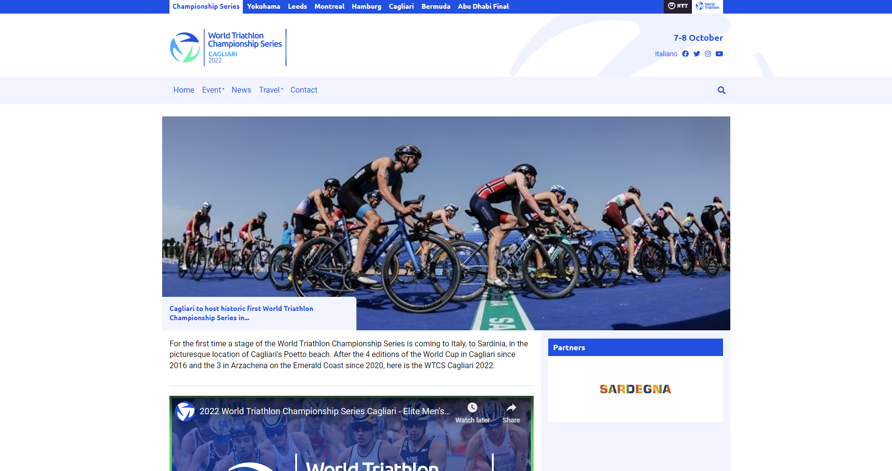 World Triathlon Championship Series Cagliari